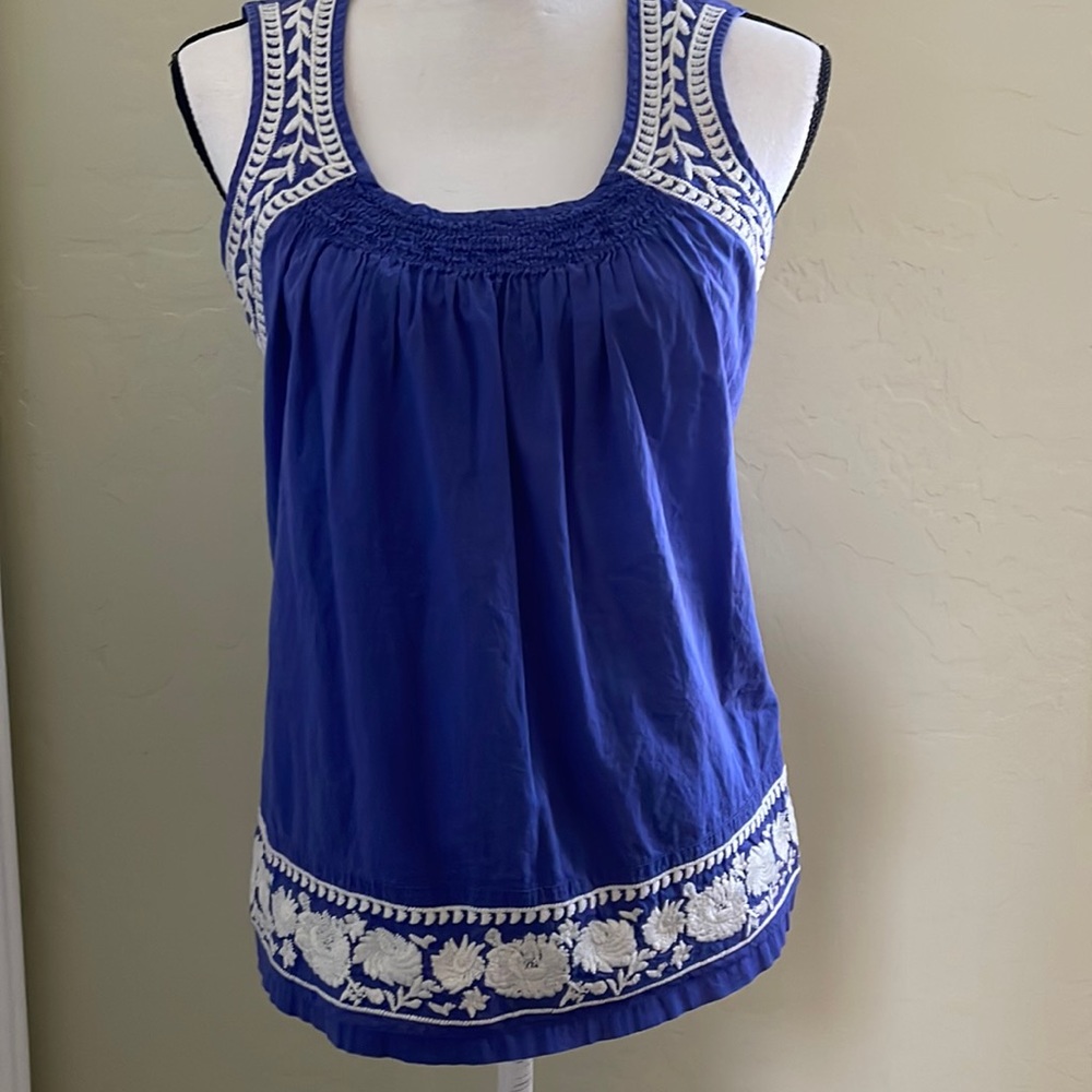 Banana Republic Embroidered Top